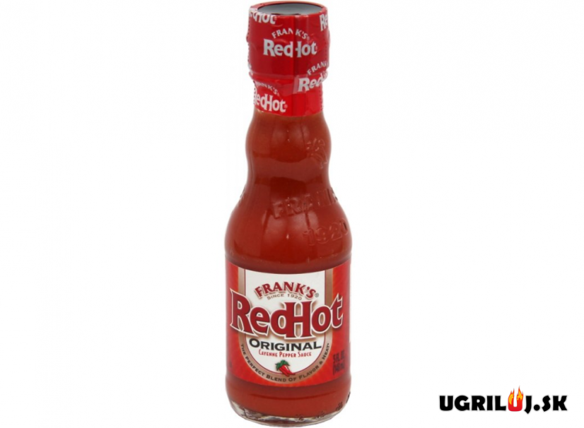 BBQ omáčka na grilovanie - Frank´s - RedHot Original Cayenne Pepper, 148 ml