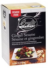 Brikety pre udiarne Bradley - Premium Ginger Sesame, 48ks