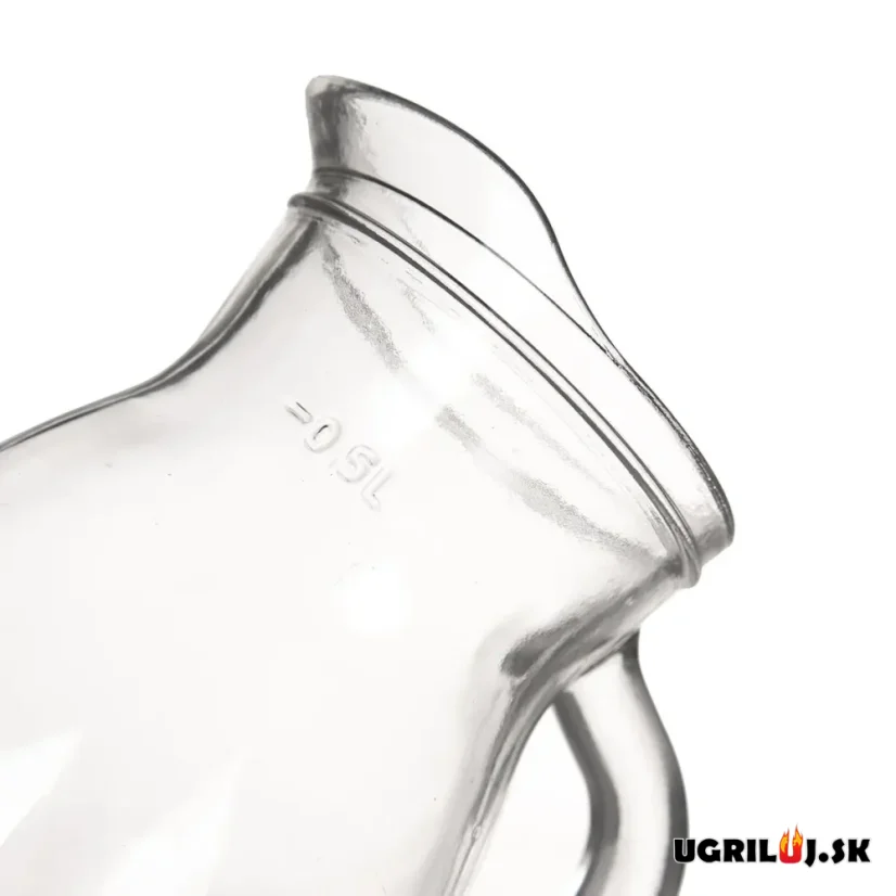 Sklenený džbán 0.5L