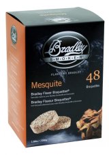 Brikety pre udiarne Bradley - Mesquite, 48ks