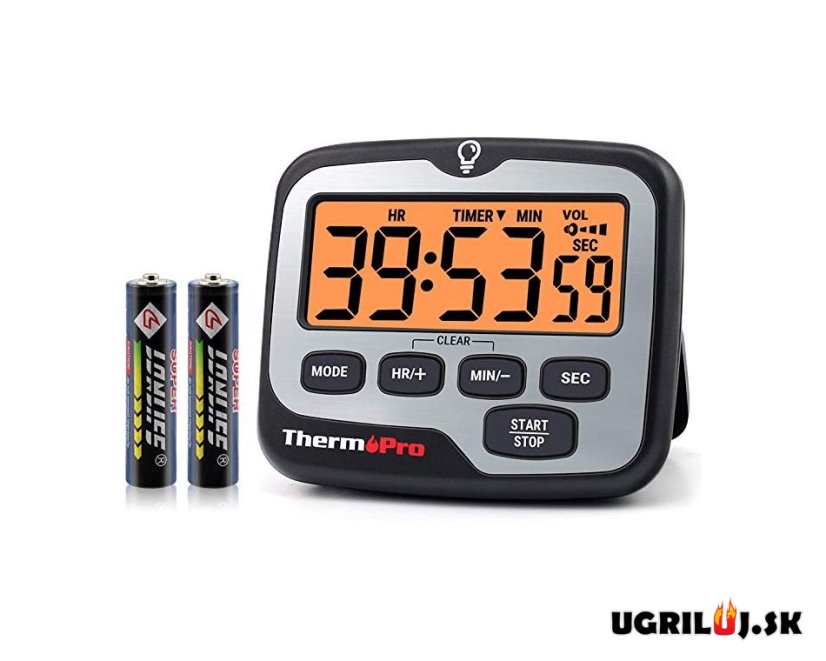Časovač/Minútky ThermoPro - TM-01, Čierna