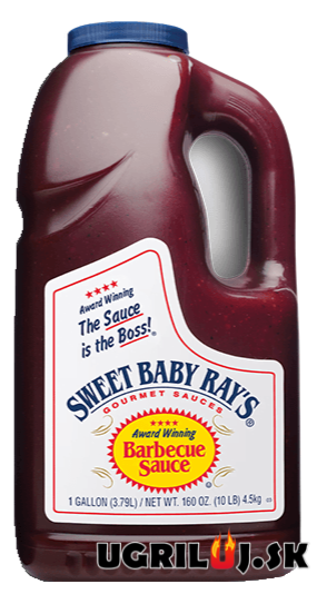 BBQ omáčka na grilovanie - Sweet Baby Ray`s - Original BBQ Sauce, 3.79L/4.5kg BBQ omáčka na grilovanie - Sweet Baby Ray`s - Original BBQ Sauce, 3.79L/4.5kg
