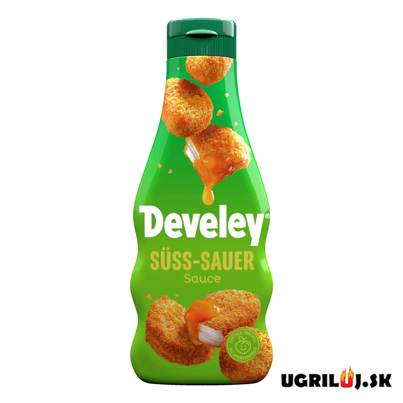 Omáčka Develey Sweet & Sour, sladkokyslá omáčka, 250ml