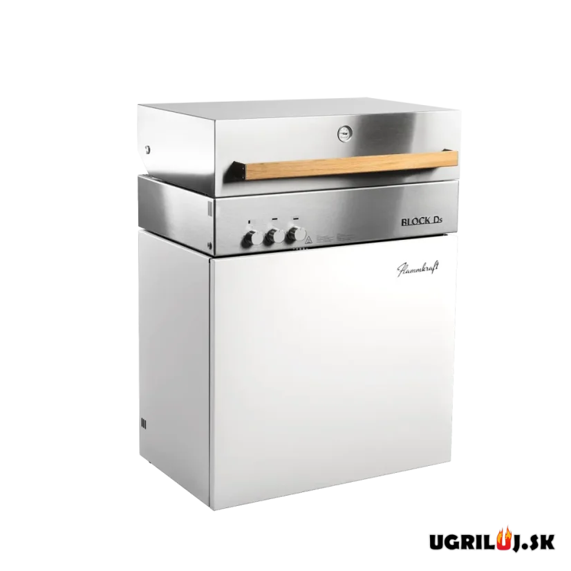 Plynový IR gril Flammkraft - BLOCK Ds (GEN.5), Ivory White