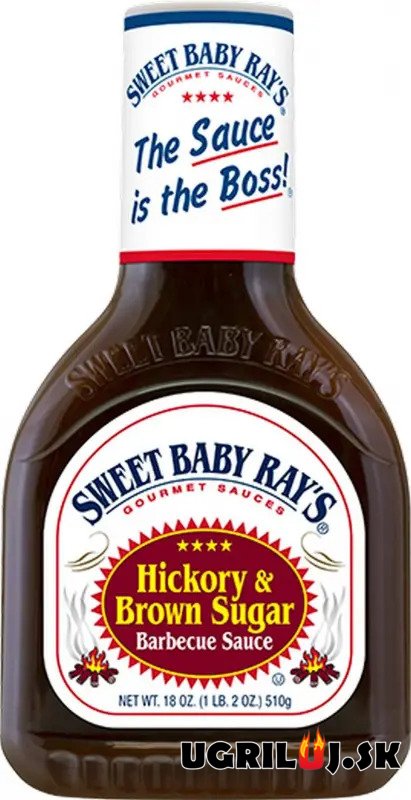 Omáčka Sweet Baby Ray`s - Hickory & Brown Sugar BBQ Sauce, 510g