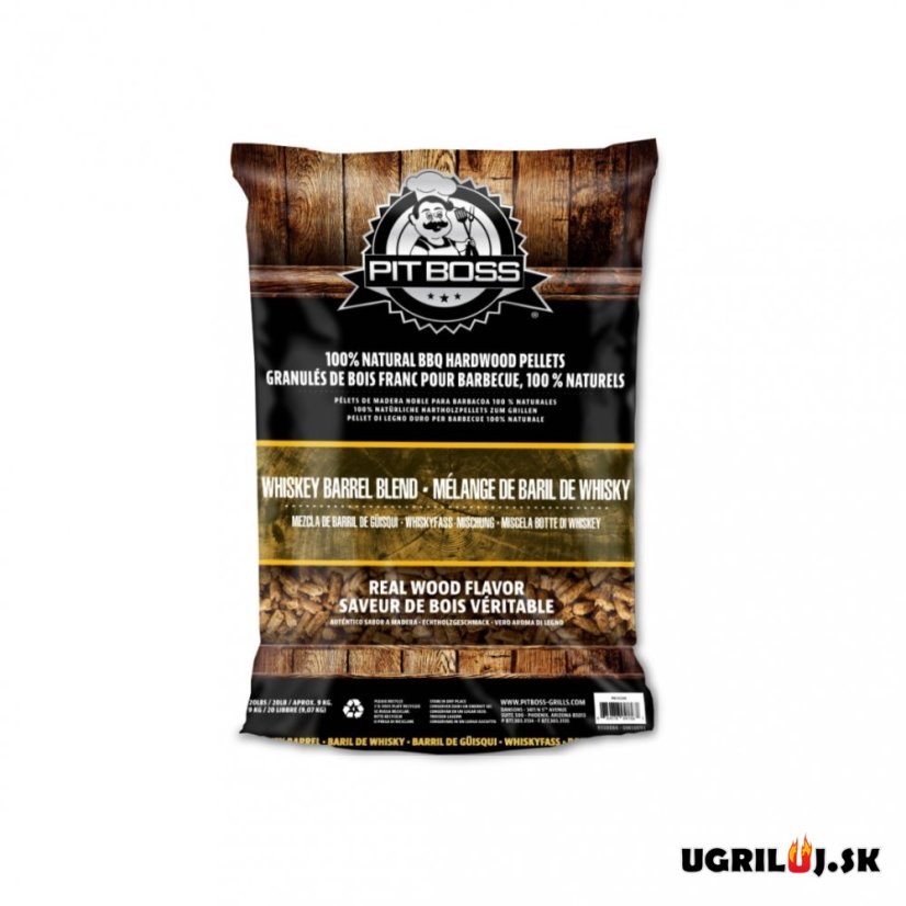 Drevené pelety Pit Boss - Whisky, 9kg