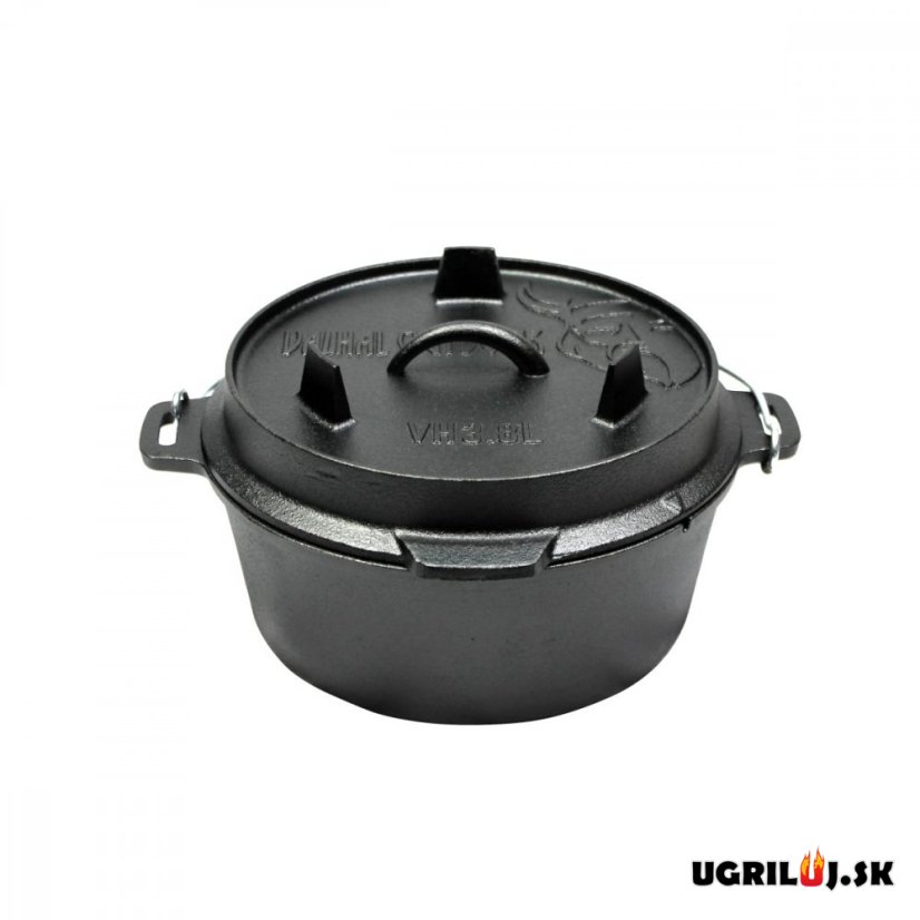 Litinový hrnec Valhal Outdoor - VH3.8L, 3.8L