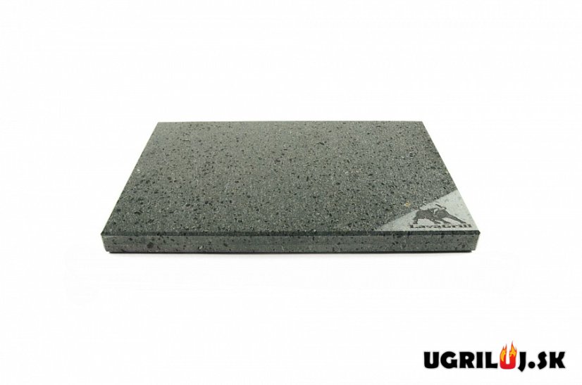 Lávový grilovací kameň, LavaGrill S2, 30x20x2cm