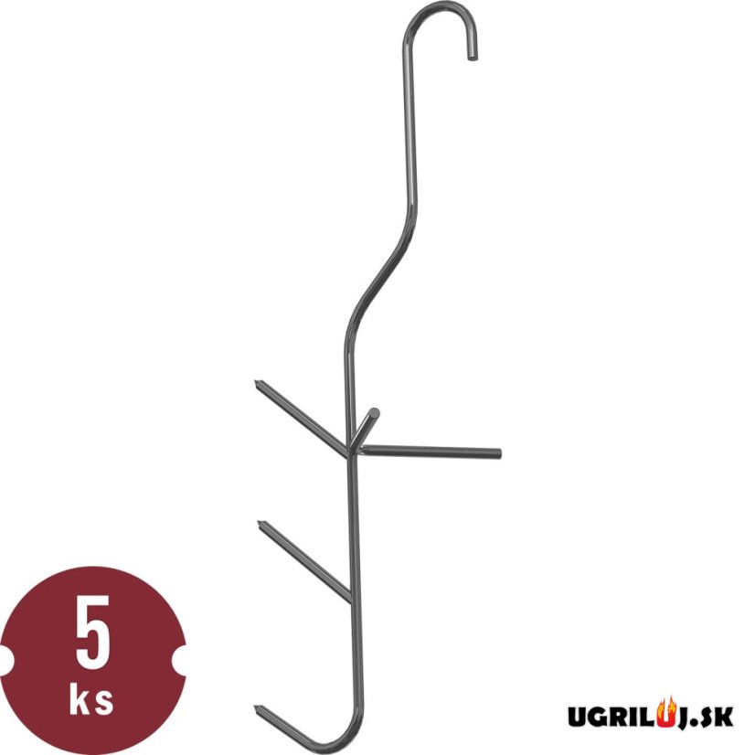 Háky do udiarní Browin - Typ Y Triple, na ryby 19cm, (5ks)