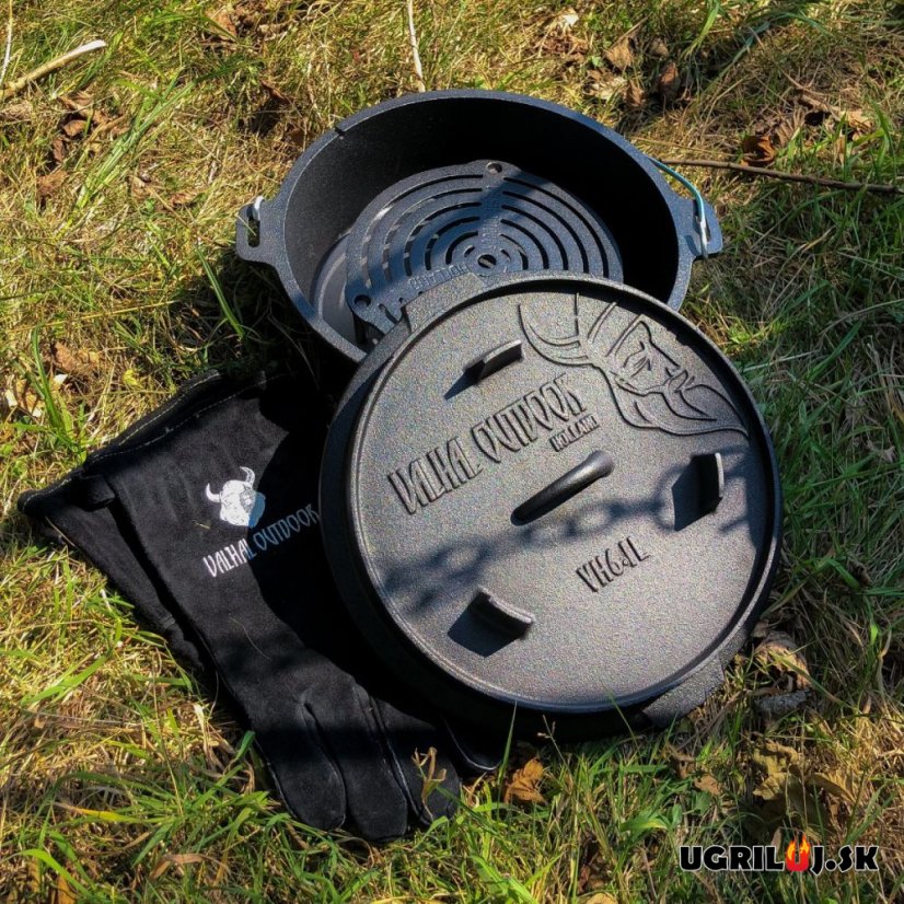 Liatinový hrniec Valhal Outdoor - VH6.1L, 6.1L