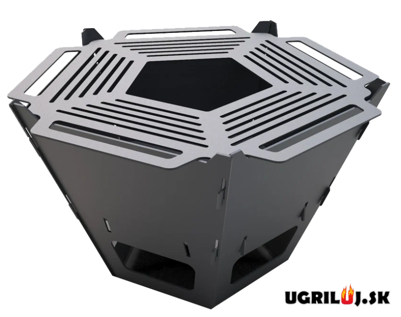 Ohnisko Nomad Industry, Pentagon, steel, SS 6mm