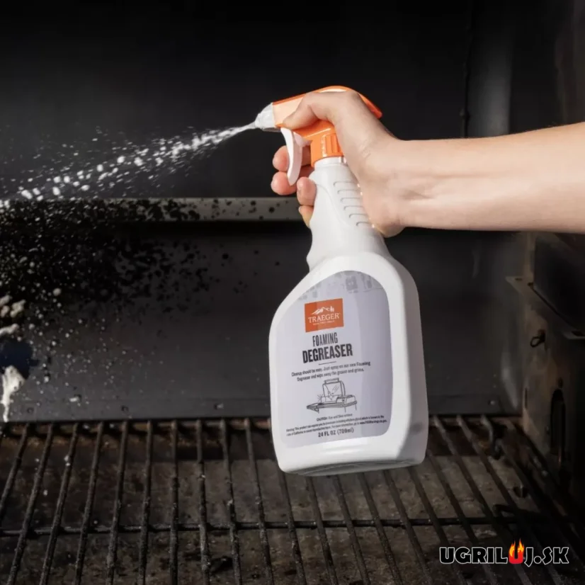 Čistič grilů Traeger – Foaming Degreaser, pěnový odmašťovač, 709ml