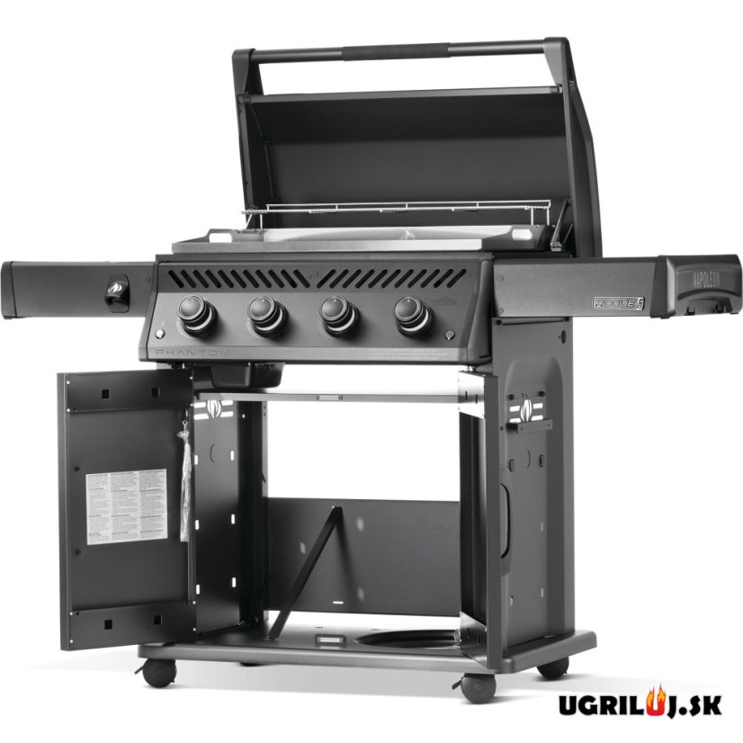 Plynový gril Napoleon - Rogue PRO Phantom, plancha