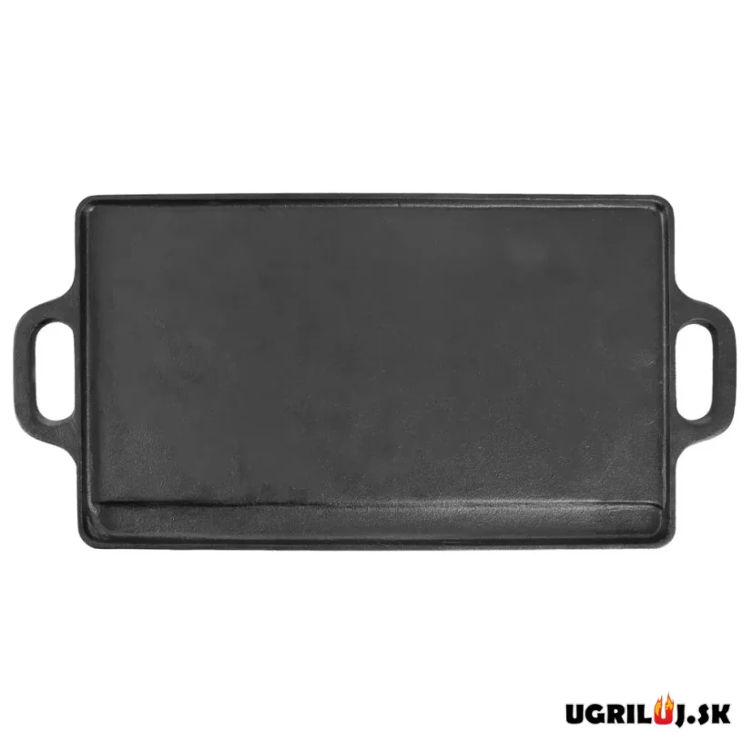 Liatinová grilovacia platňa, tál 46x23cm