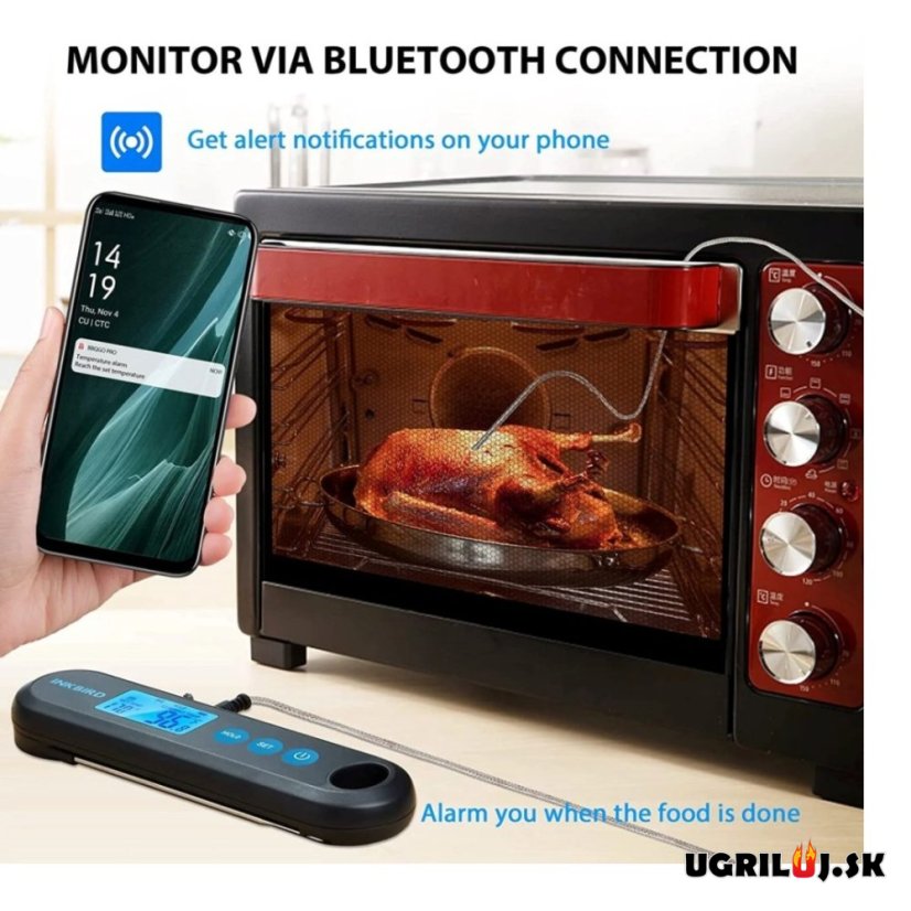 Vpichový teplomer Inkbird - IHT-2PB, s dvomi sondami