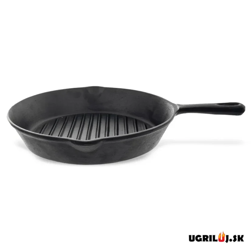 Liatinová panvica vrúbkovaná, 24cm