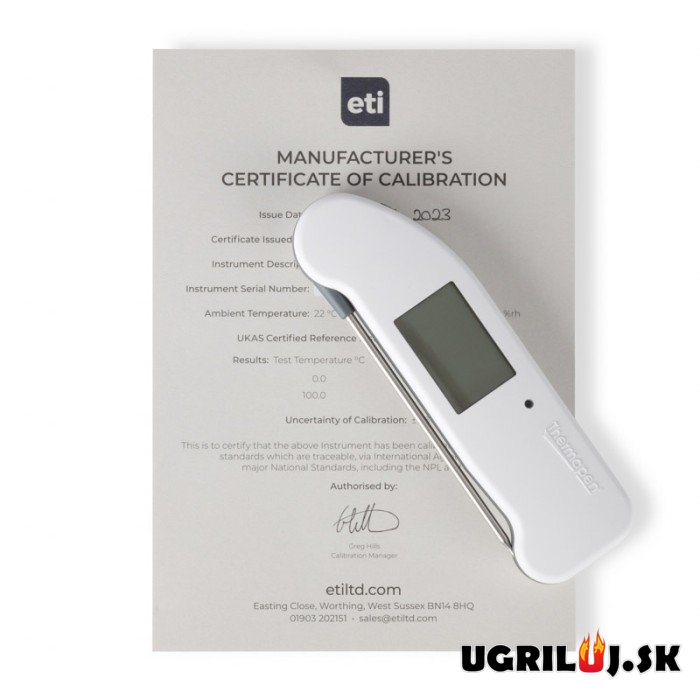 Vpichový teplomer Thermapen One, biely