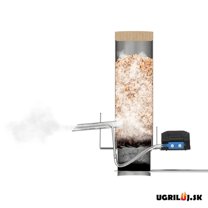 Generátor dymu pre vlastnú udiaren, Browin dragON JET 2 Short s popolníkom