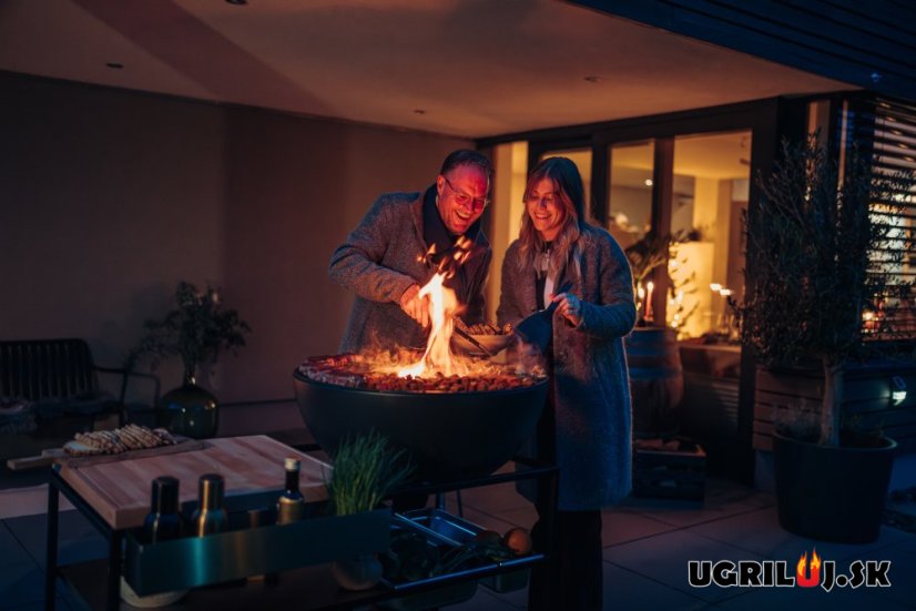 Vonkajšia kuchyňa Höfats "FIRE KITCHEN", s ohniskom Bowl 70 + platňa + hviezdicový stojan