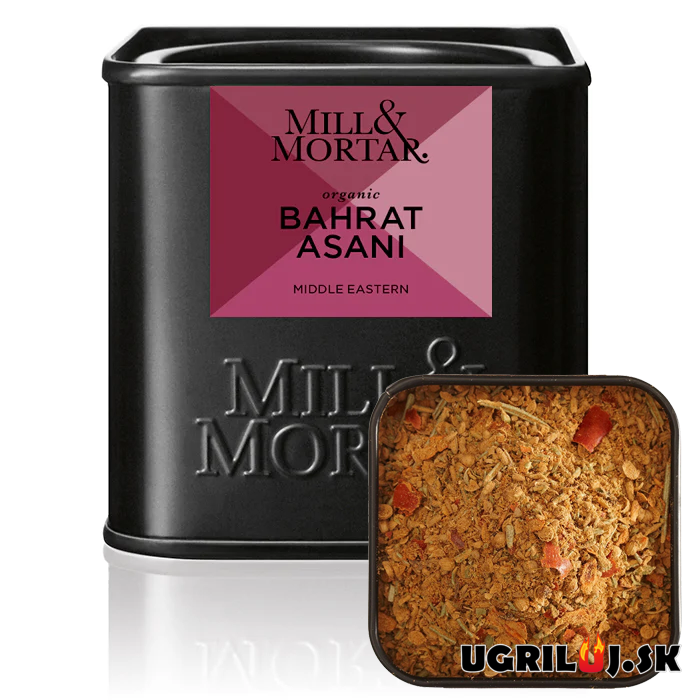 Grilovacie bio korenie Mill & Mortar, Baharat Asani, 45g