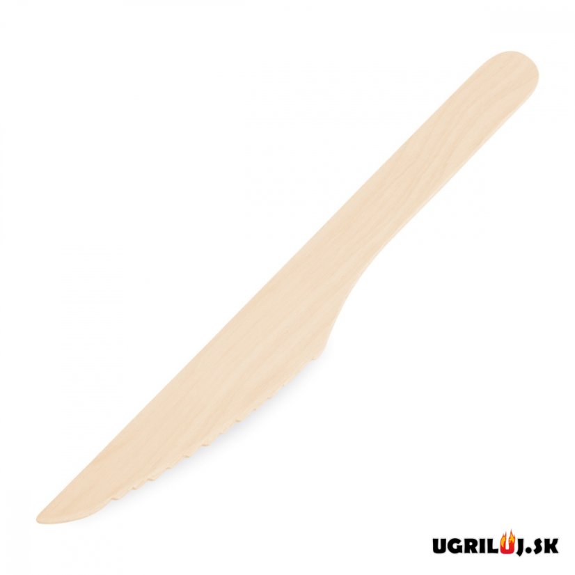 Nôž z dreva, 16 cm, 100 ks