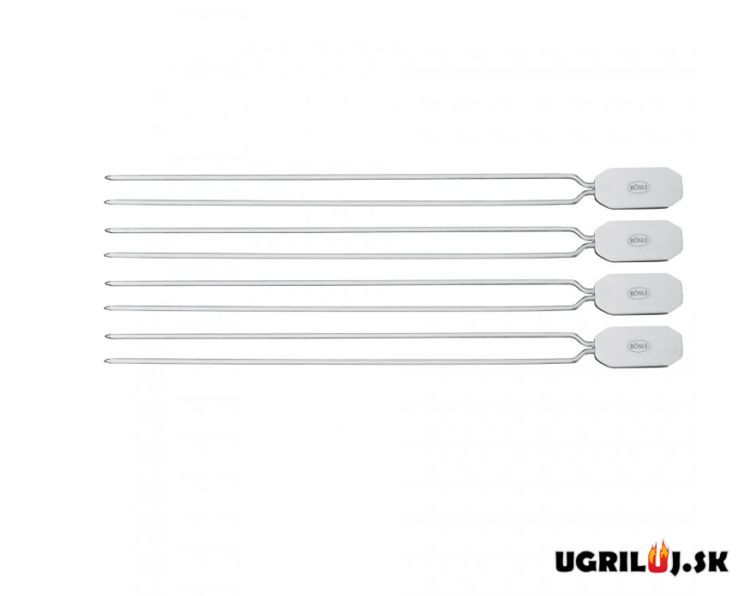 Ploché špízy Rösle, 33cm, 4ks