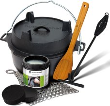 Litinový hrnec s příslušenstvím Outdoorchef – 3.8 l (s nožičkami)