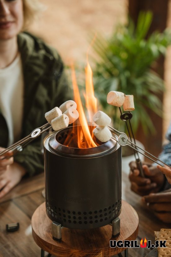 Ohnisko SOLO STOVE - MESA XL - Nerez, Čierna