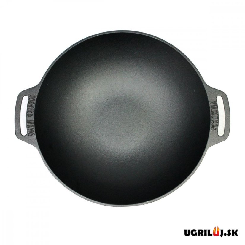 Liatinová panvica/wok Valhal Outdoor,  VH.WOK36, 36cm