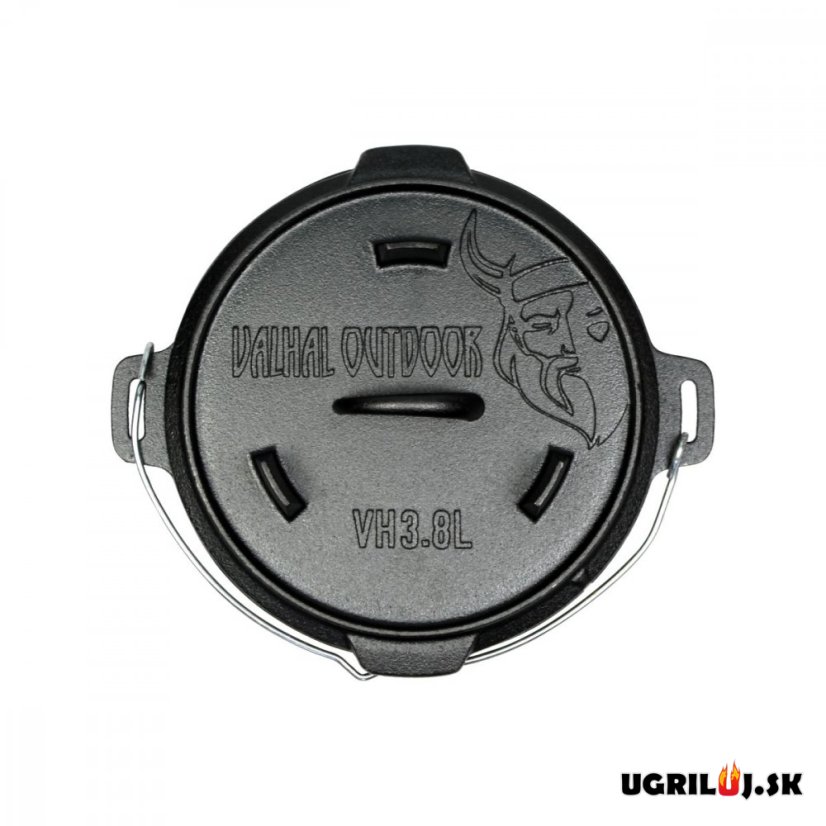 Litinový hrnec Valhal Outdoor - VH3.8L, 3.8L
