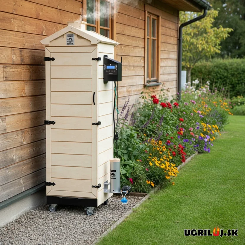 Drevená udiareň Browin dragON Plywood Nature, Digital Wi-Fi, 320L