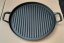 Liatinová grilovacia panvica, vrúbkovaná, 31cm