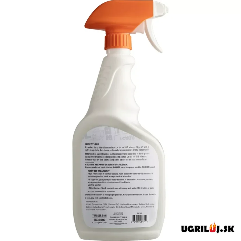 Čistič grilů Traeger – Foaming Degreaser, pěnový odmašťovač, 709ml