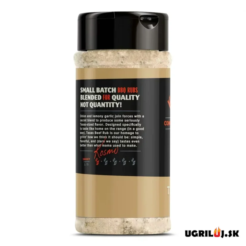 Grilovacie korenie Kosmos Q - Texas Beef Dry Rub, 391g