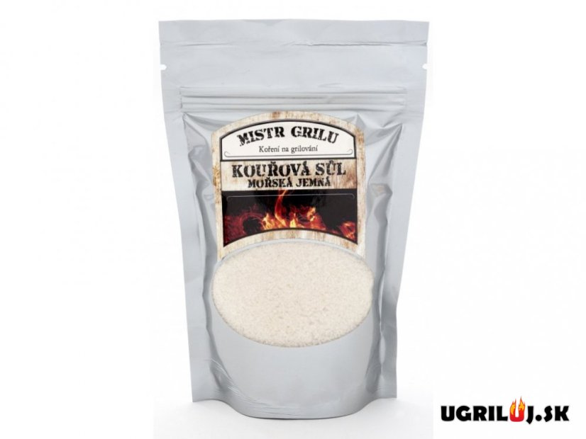 Koření Mistr Grilu - Mořská uzená sůl - jemná, 250g