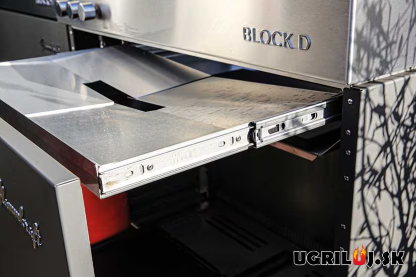 Plynový IR gril Flammkraft - BLOCK D (GEN.5), Light grey