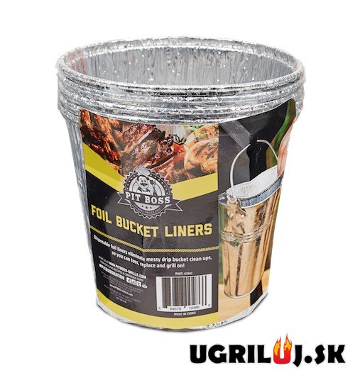 Aluminiová vložka pre kýbliky Pit Boss a Louisiana, 6 ks
