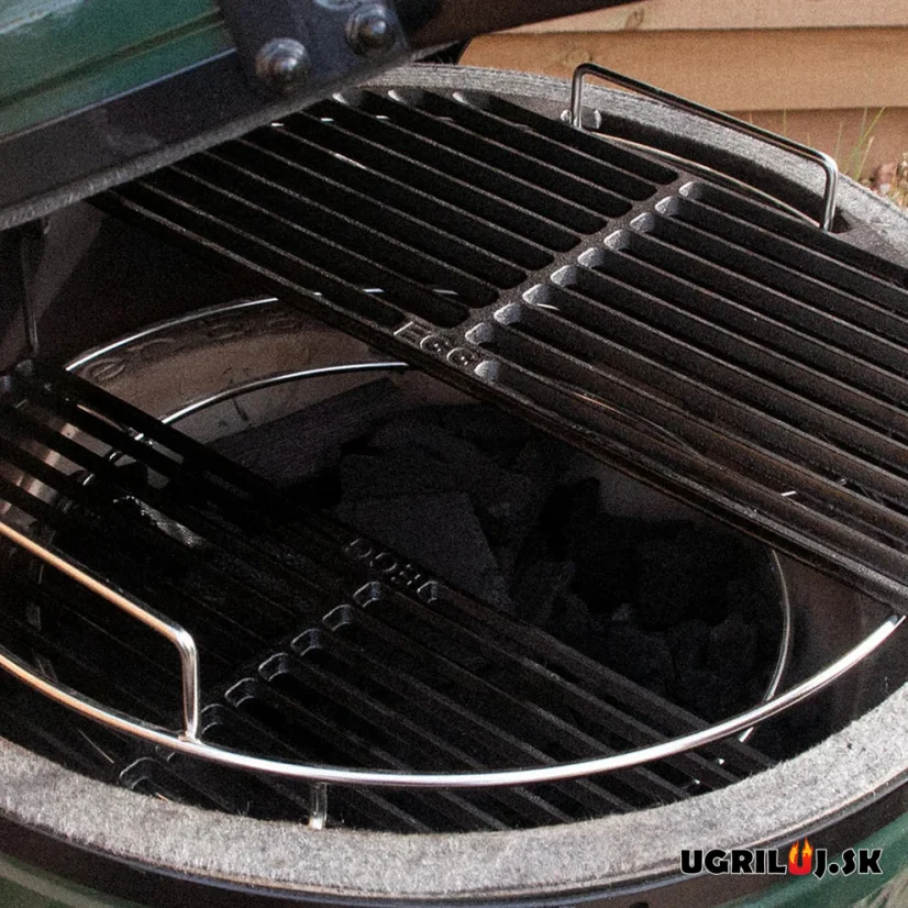 Polkruhový liatinový rošt pre gril Big Green Egg - Medium (M)