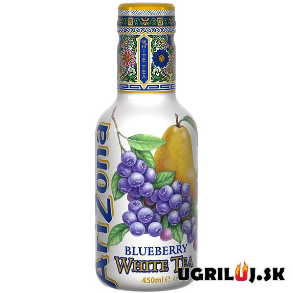 Ľadový zelený čaj AriZona, Blueberry, 450ml