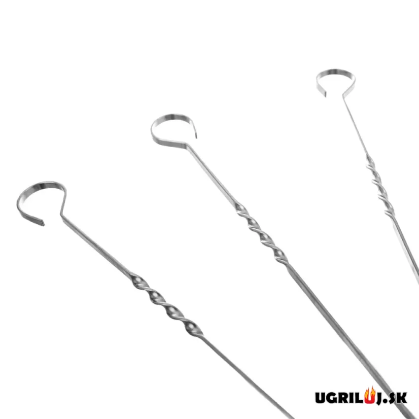 Nerezové špízy, 38cm, 10ks
