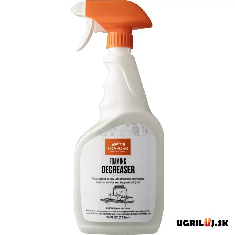 Čistič grilů Traeger – Foaming Degreaser, pěnový odmašťovač, 709ml