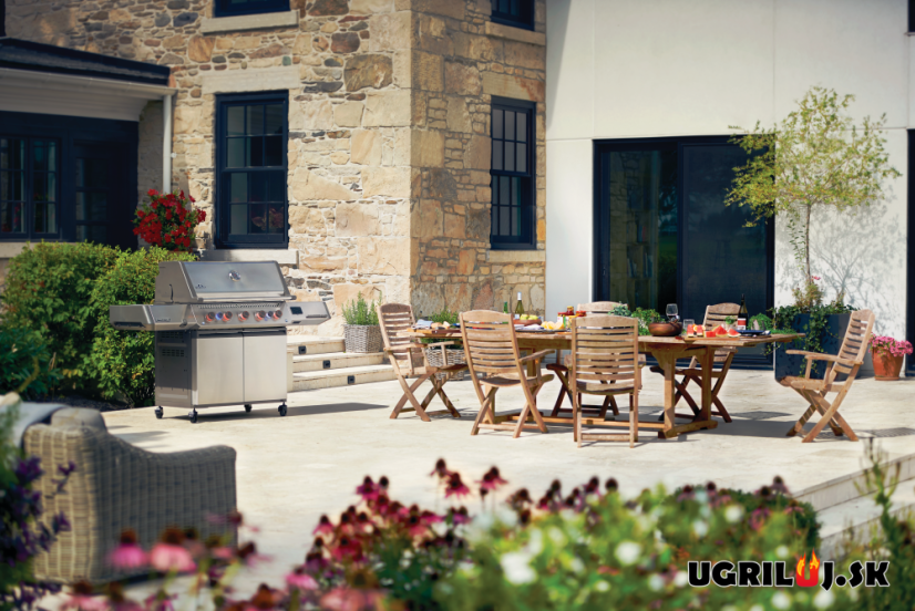 Plynový gril Napoleon - Prestige P665 EVO, Nerez