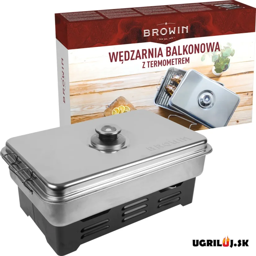 Nerezová prenosná udiareň Browin