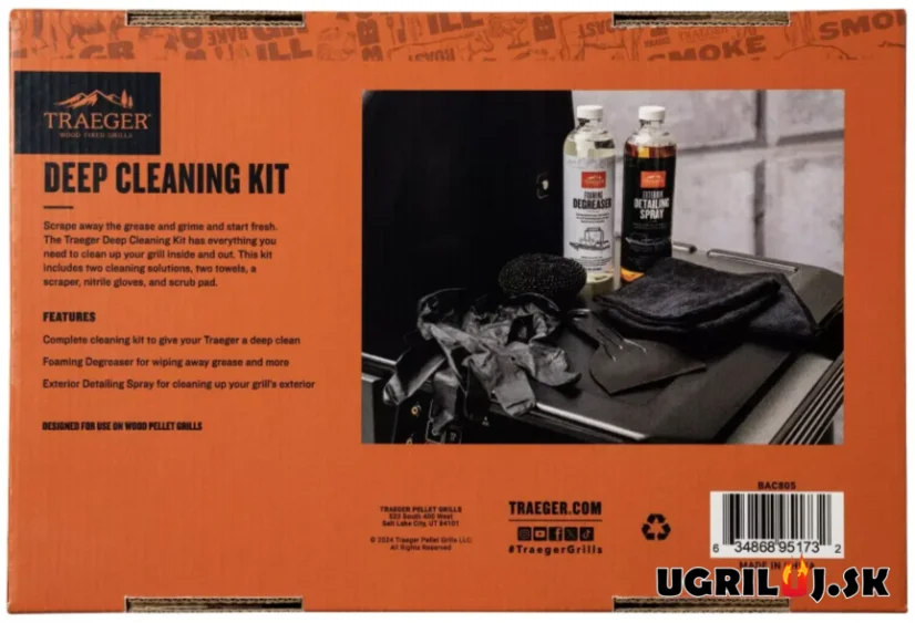 Čisticí sada grilů Traeger - Deep Cleaning Kit, 6v1