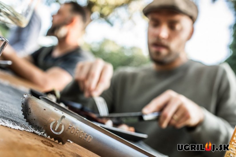 Nerezové kliešte FORGED - Churrasco, 20 cm, sada 4 ks