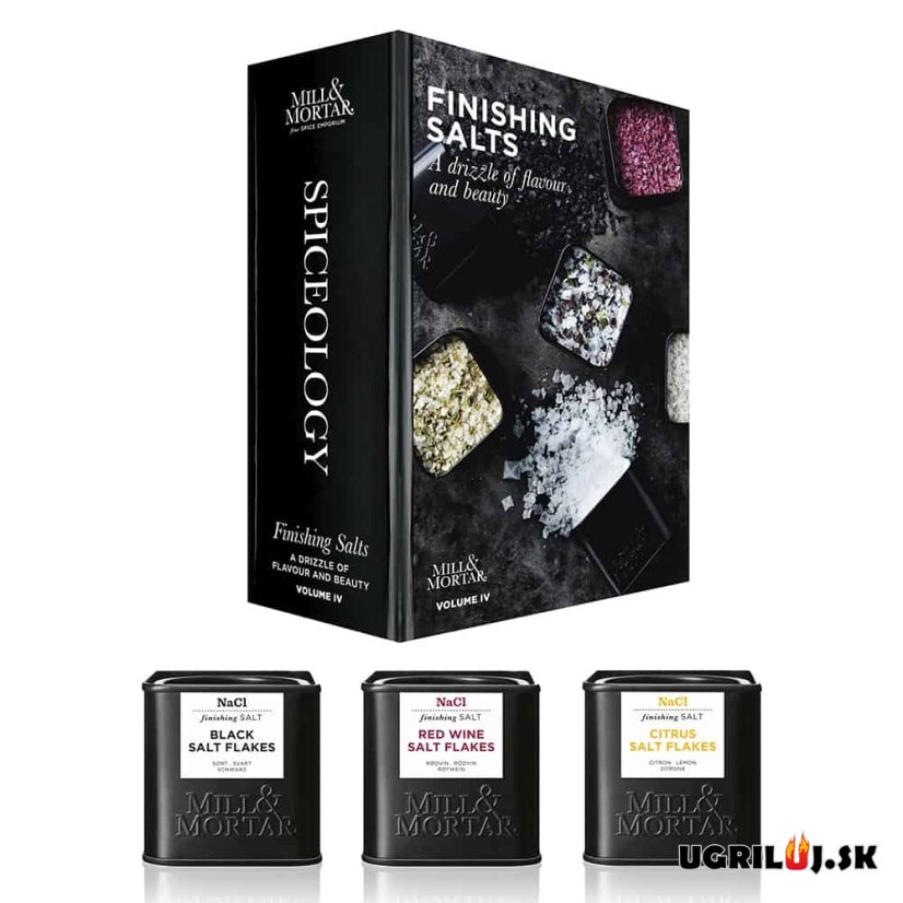 Vločkové soli Mill & Mortar, Finishing Salts - DARČEKOVÝ BOX