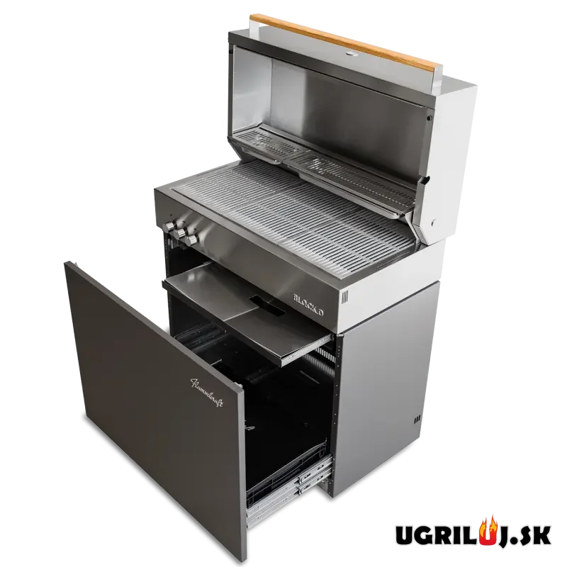 Plynový IR gril Flammkraft - BLOCK D (GEN.5), Deep Umbra