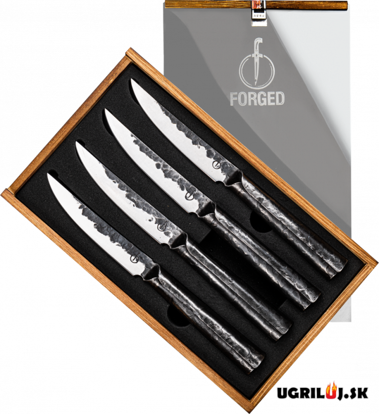Steakové nože FORGED - Brute, 11.5 cm, sada 4ks