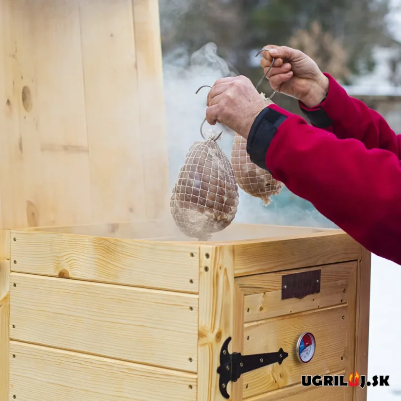 Drevená udiareň Browin Sprucewood Nature, 200L