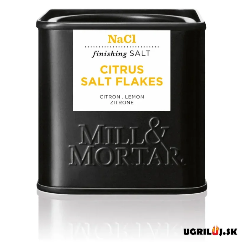 Citrónová soľ Mill & Mortar, (vločky), 70g